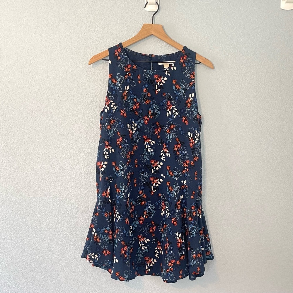 C&E Blue Floral Dress